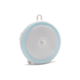 Stick-on magnet LED natlampe med bevægelsessensor -blå